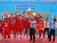 [ẢNH] Toàn cảnh lễ bế mạc, trao giải bóng đá học sinh Hà Nội 2019