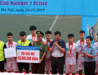 [ẢNH] Toàn cảnh lễ bế mạc, trao giải bóng đá học sinh Hà Nội 2019