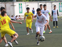 [ẢNH] Bất ngờ đổi thủ môn, THPT Hà Thành thắng luân lưu ấn tượng