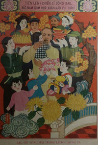 [Ảnh] Những bức tranh cổ động tuyệt đẹp vẽ Chủ tịch Hồ Chí Minh