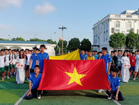 [ẢNH] THPT Lê Văn Thiêm tưng bừng cọ xát, hướng tới giải Báo ANTĐ 2020