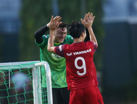 [ẢNH] Từ Thái Lan trở về, Đặng Văn Lâm phấn khích tập cùng ĐT Việt Nam