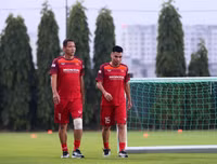 [ẢNH] Từ Thái Lan trở về, Đặng Văn Lâm phấn khích tập cùng ĐT Việt Nam