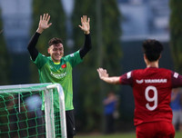 [ẢNH] Từ Thái Lan trở về, Đặng Văn Lâm phấn khích tập cùng ĐT Việt Nam