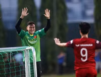 [ẢNH] Từ Thái Lan trở về, Đặng Văn Lâm phấn khích tập cùng ĐT Việt Nam