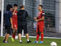 [ẢNH] Đoàn Văn Hậu và Trọng Hoàng tập riêng, phát tín hiệu lạc quan với thầy Park