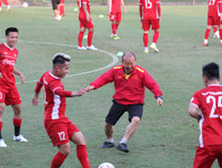 [ẢNH] Thầy trò Park Hang-seo hứng khởi trước ngày ra quân AFF Cup 2018
