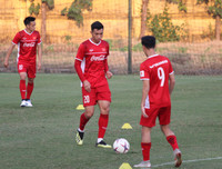 [ẢNH] Thầy trò Park Hang-seo hứng khởi trước ngày ra quân AFF Cup 2018