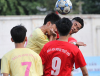 [ẢNH] Cuộc ngược dòng ngoạn mục trên chấm luân lưu của THPT Xuân Mai