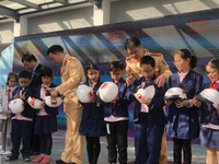 23 trường tiểu học Hà Nội giao lưu về kỹ năng tham gia giao thông an toàn