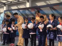 23 trường tiểu học Hà Nội giao lưu về kỹ năng tham gia giao thông an toàn