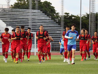 [ẢNH] Công Phượng buồn thiu tập cùng ĐT Việt Nam trên đất Thái Lan