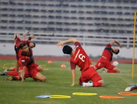 [ẢNH] Công Phượng buồn thiu tập cùng ĐT Việt Nam trên đất Thái Lan