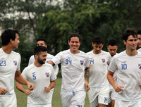 [ẢNH] Vỏn vẹn 16 cầu thủ Philippines tập trước trận tái đấu ĐT Việt Nam