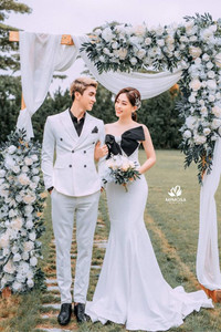 Lộ ảnh cưới đẹp như mơ của Á hậu Phương Nga và diễn viên Bình An