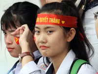 Sắc thái cảm xúc đáng yêu của nữ sinh Hà Nội khi xem penalty