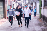 Phạm Hương nhảy flashmob cùng hàng nghìn sinh viên