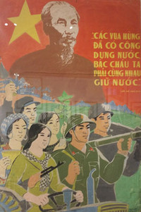 [Ảnh] Những bức tranh cổ động tuyệt đẹp vẽ Chủ tịch Hồ Chí Minh