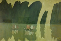 Tranh nude làm mãn nhãn người xem tại triển lãm đầu năm