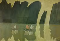 Tranh nude làm mãn nhãn người xem tại triển lãm đầu năm