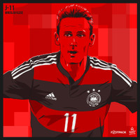 [ẢNH] Ngắm các huyền thoại World Cup đẹp sống động, mê hồn qua những bức vẽ