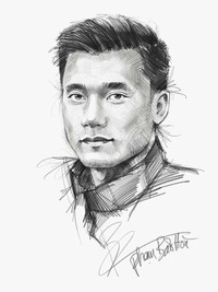 Chân dung thần tượng U23 Việt Nam qua những bức họa tuyệt đẹp