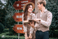 Lộ ảnh cưới đẹp như mơ của Á hậu Phương Nga và diễn viên Bình An