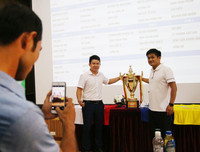 [ẢNH] Toàn cảnh lễ bốc thăm chia bảng giải bóng đá học sinh THPT Hà Nội 2019