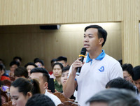 [ẢNH] Toàn cảnh lễ bốc thăm chia bảng giải bóng đá học sinh THPT Hà Nội 2019