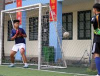 [ẢNH] Đội nắng luyện tập, chờ ngày tranh tài giải bóng đá học sinh Hà Nội 2018