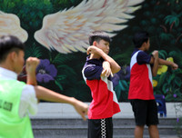 [ẢNH] Đội nắng luyện tập, chờ ngày tranh tài giải bóng đá học sinh Hà Nội 2018