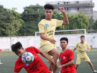 [ẢNH] Cuộc ngược dòng ngoạn mục trên chấm luân lưu của THPT Xuân Mai