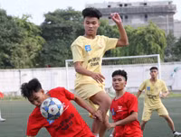 [ẢNH] Cuộc ngược dòng ngoạn mục trên chấm luân lưu của THPT Xuân Mai