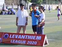 [ẢNH] THPT Lê Văn Thiêm tưng bừng cọ xát, hướng tới giải Báo ANTĐ 2020