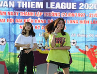 [ẢNH] THPT Lê Văn Thiêm tưng bừng cọ xát, hướng tới giải Báo ANTĐ 2020