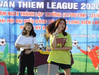 [ẢNH] THPT Lê Văn Thiêm tưng bừng cọ xát, hướng tới giải Báo ANTĐ 2020