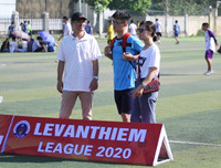 [ẢNH] THPT Lê Văn Thiêm tưng bừng cọ xát, hướng tới giải Báo ANTĐ 2020