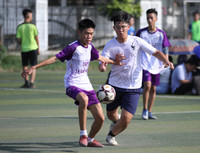 [ẢNH] THPT Lê Văn Thiêm tưng bừng cọ xát, hướng tới giải Báo ANTĐ 2020