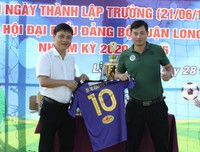 [ẢNH] THPT Lê Văn Thiêm tưng bừng cọ xát, hướng tới giải Báo ANTĐ 2020