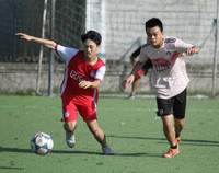 [ẢNH] THPT Lê Văn Thiêm tưng bừng cọ xát, hướng tới giải Báo ANTĐ 2020