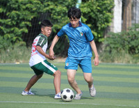 [ẢNH] THPT Lê Văn Thiêm tưng bừng cọ xát, hướng tới giải Báo ANTĐ 2020