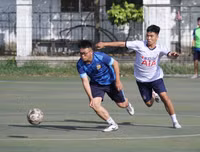 [ẢNH] THPT Lê Văn Thiêm tưng bừng cọ xát, hướng tới giải Báo ANTĐ 2020