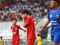 [ẢNH] So tài quyết liệt trong ngày khai mạc Giải bóng đá học sinh THPT Hà Nội 2019