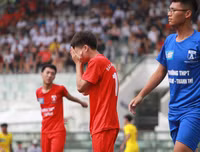 [ẢNH] So tài quyết liệt trong ngày khai mạc Giải bóng đá học sinh THPT Hà Nội 2019