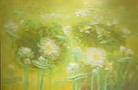 [Ảnh] Những bức tranh sen mang lại nguồn năng lượng mạnh mẽ