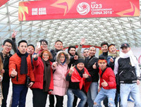 Hàng ngàn CĐV Việt Nam đang đổ về Thường Châu cổ vũ đội tuyển U23