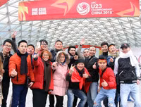 Hàng ngàn CĐV Việt Nam đang đổ về Thường Châu cổ vũ đội tuyển U23