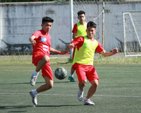 [ẢNH] Khoảnh khắc vỡ òa trên chấm luân lưu của ĐKVĐ Trương Định trước Hoài Đức A