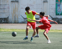 [ẢNH] Khoảnh khắc vỡ òa trên chấm luân lưu của ĐKVĐ Trương Định trước Hoài Đức A