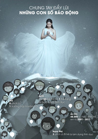 Á hậu Thanh Tú thực hiện bộ ảnh chống xâm hại trẻ em